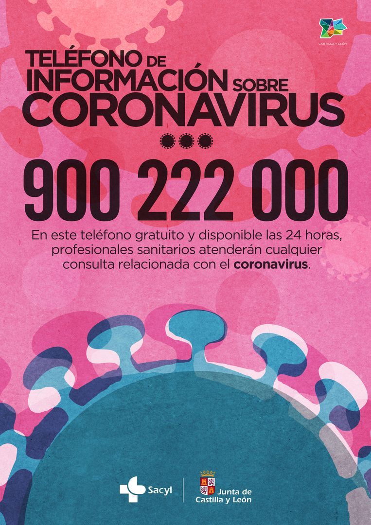 Medidas y Recomendaciones adoptadas de forma general, para toda la población y el territorio de Castilla y León en relación con la enfermedad  COVID-19 (Coronavirus)